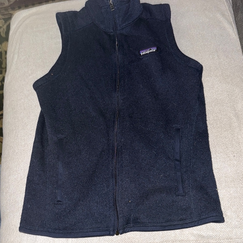 Patagonia Dark Blue Sleeveless Fleece